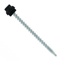 Fasteners Plus ST Fastening ZXL Woodbinder Metal-to-Wood #10 x 3 Black Screws with EPDM Rubber Washer, 250-Count - Designed for Metal Roofing and Siding Panels