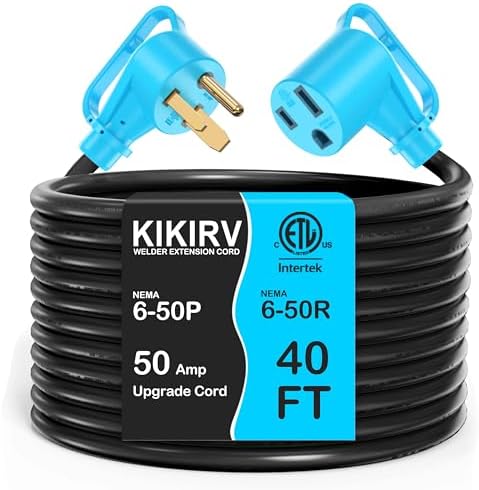 50Amp 40FT Welder Extension Cord 10 AWG