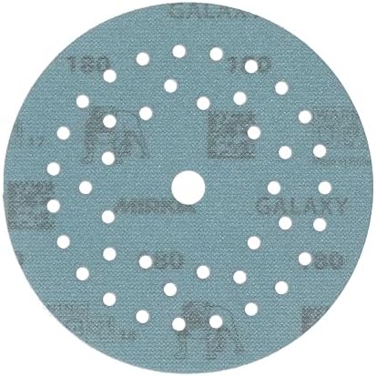 Mirka Galaxy Multifit 5 Inch Ceramic Sandpaper 180 Grit Hook & Loop 50 Pack