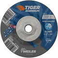 Weiler 58206 4-1/2 Inch Cutting Wheel, Tiger Aluminum Non-Loading Contaminant-Free High Performance Cutting, .045" ALU60S Type 27 5/8"-11 Hub, Pack of 10