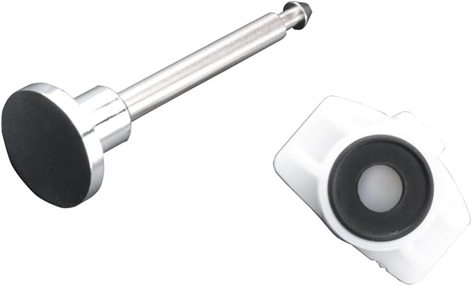 Bathtub Faucet Diverter Repair Kit, Includes 1 Diverter Stem, 1 Cup Seal and 1 Door, Bathroom Shower Bathtub Leak Faucet Repair Replacement Parts, Chrome Plated