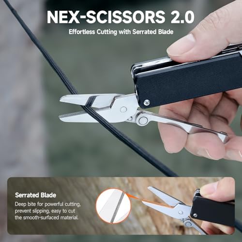NexTool Knight K30 Multitool, 11-in-1 Folding Tool 2.76" 14C28N Steel Blade