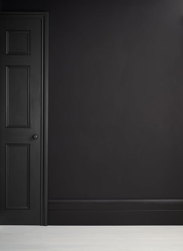 Annie Sloan Satin Paint (Athenian Black, 25 Fl Oz /750 mL). Soft sheen for interior wood and metal. Self-leveling, all-in-one paint with no wax or lacquer required.