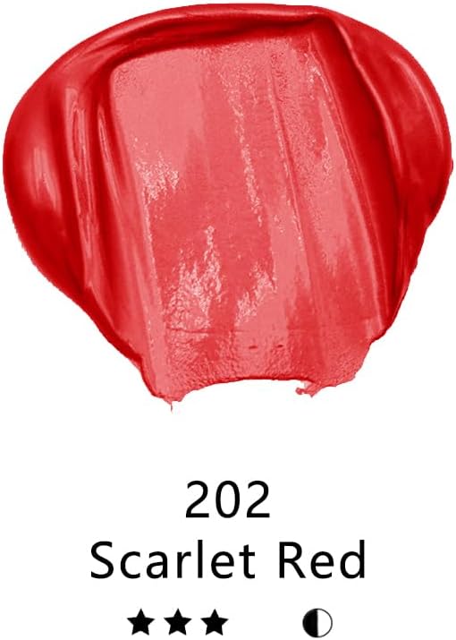 Artecho Scarlet Red Acrylic Paint 1000ml (33.8 fl oz) with Pump Dispenser – High Pigment for Exceptional Coverage, Large Bottle Craft Paint for Canvas, Wood, Rocks, Fabric, Ceramic – Non-Toxic