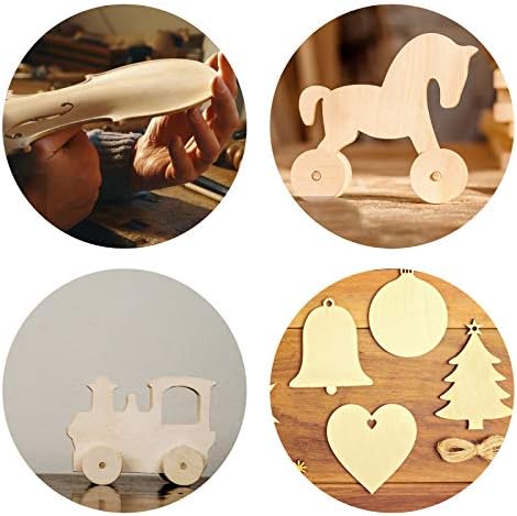 12 Pack Basswood Sheets 1/8 x 12 x 12 Inch Plywood Board, Thin Natural Unfinished Wood for Crafts, Hobby, Model Making, Wood Burning and Laser Projects