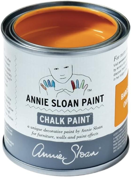 Annie Sloan Chalk Paint® (Barcelona Orange, 120 ml/4.06 Fl Oz) a unique decorative paint for furniture, cabinets and home décor with no sanding or priming
