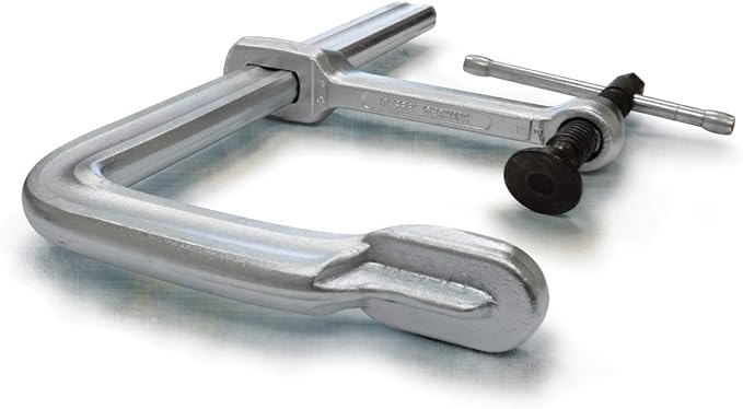 BESSEY STB-18, 18 In., 4880 Nominal Clamping Force, All Steel clamp, standard pad