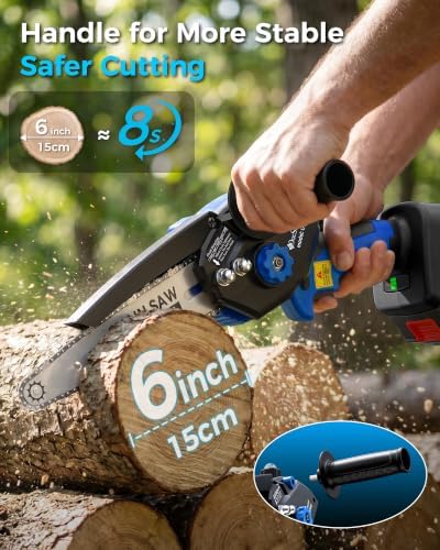 8 inch Mini Chainsaw with 1000W Brushless Motor
