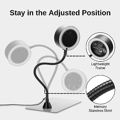 SainSmart Portable Fume Extractor Fan, Magnetic Solder Smoke Absorber
