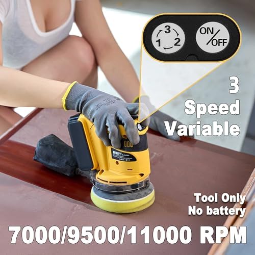 Cordless Random Orbital Sander for DEWALT 20v Battery(No Battery)