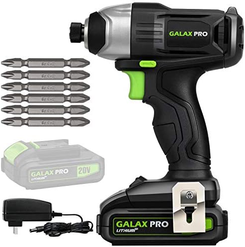 GALAX PRO 20V Impact Cordless Driver-1.3 Ah Battery and Charger Included