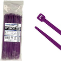 Kable Kontrol Purple Zip Ties 11 Inch 100 Pcs, 50 Lbs Tensile Strength, Self-locking Nylon Colored Cable Ties Wire Wraps for Indoor or Outdoor Use