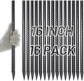 AAGUT Straight Rebar Stakes 16 Inch 3/8 Inch Thickness Concrete Form Stakes