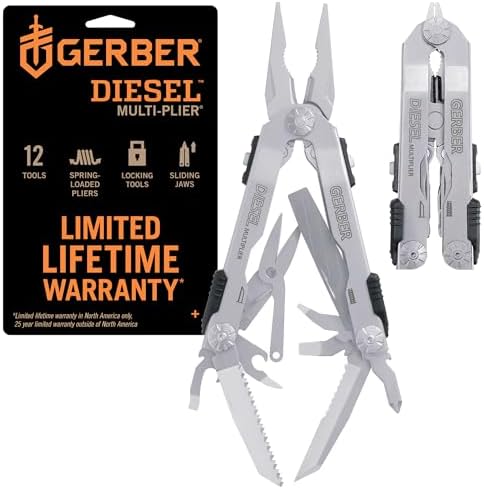 Gerber Gear Diesel Multi-Plier, Stainless Steel [22-01470]