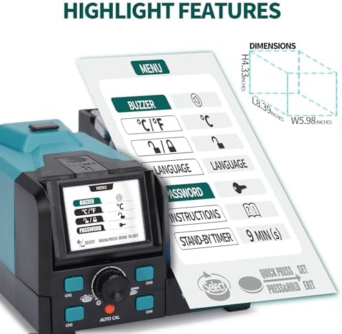 YIHUA 982D-I PRO Single-Channel 2 Tool Hot Tweezers Micro Soldering Station