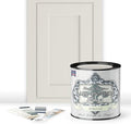 ALL-IN-ONE Paint by Heirloom Traditions, Almond (Neutral White), Quart - Durable cabinet and furniture paint. Built in primer and top coat, no sanding needed. Includes our 30 featured color card.