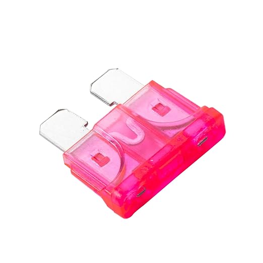 100Pcs 50 Amp Fuses Stanbdard Fuse, 50A Car Fuse Blade for Automotive, Truck, Boat, Motorcycle