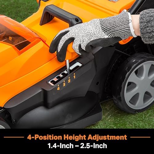 LawnMaster CLMF4815E 48V MAX 15-inch Brushless Cordless Lawn Mower