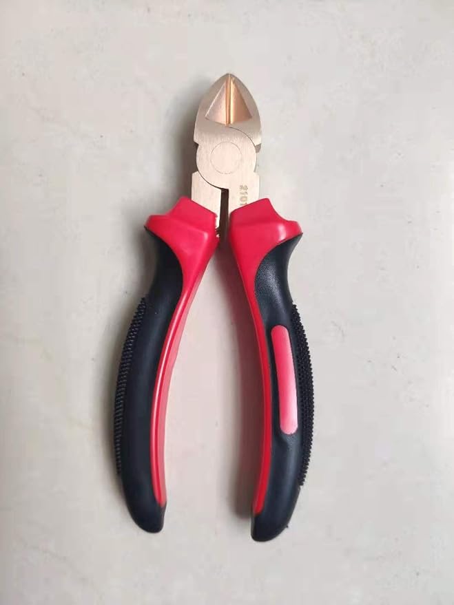 TMAX Non Sparking Diagonal Cutting Pliers 150mm (6") L, Aluminum Bronze | Spark Free Safety, Non-Magnetic And Corrosion-Resistant | Safety Tool For Flammable Hazardous Environment