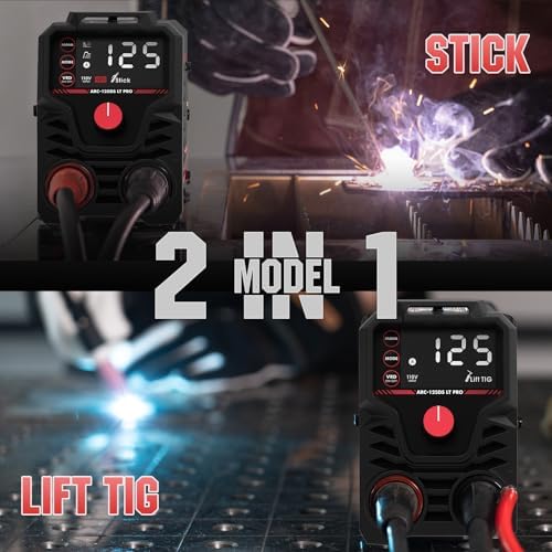 YESWELDER 125Amp Mini Stick Welder ARC Welding Machine with Lift TIG Torch