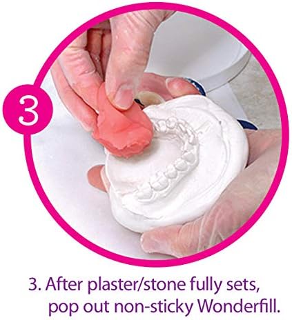 Dental Creations Wonderfill Tongue and Void Filler – Pre-Mixed Dental Model Tongue Filler – Model Putty - 1.13 kg Tub