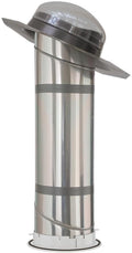 Velux TGR 010 1000 Sun Tunnel, 10" Tubular Skylight High Impact Polycarbonate Dome w/Rigid Tunnel & Low-Profile Flashing