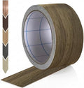 GSCIT Club Silver Walnut Wallpaper, 2.4 inch X 25ft Self Adhesive Wood Grain Repair Tape Silver Walnut Repair Patch for Tables, Chairs, Baseboards, Doors, Windows, Floors, Handicraft DIY.