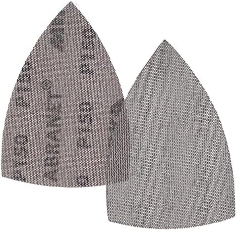 Mirka Abranet Delta 4x6 in 150 Grit Mesh Sanding Sheets Hook & Loop 50 Pack