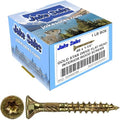 Jake Sales #8 x 1-1/4" Gold Star Wood Screw, T-20 Torx Drive, Flat Head - (1 Pound Box) ~231 Screw Count