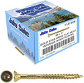 Jake Sales #9 x 2 Gold Star Wood Screw Torx/Star Drive Flat Head (1 Pound - 117 Approx. Screw Count) - Multipurpose Torx/Star Drive Wood Screws