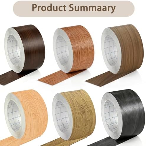 GSCIT Club Wood Grain Repair Tape, 2.4 inch X 100ft Self Adhesive Walnut Grain Repair Patch for Tables, Chairs, Baseboards, Doors, Windows, Floors, Handicraft DIY.
