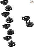 Homoyoyo 10pcs Metal Sink Drain Strainer Stopper Kitchen Drain Filter Handle Easy to Install and for Home Use -Clogging for Standard Sinks