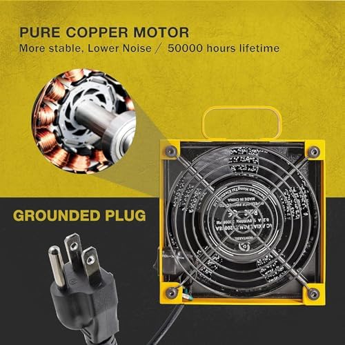 KOTTO Solder Fume Extractor with 2 Magnetic Helping Hands,5 Carbon Filters
