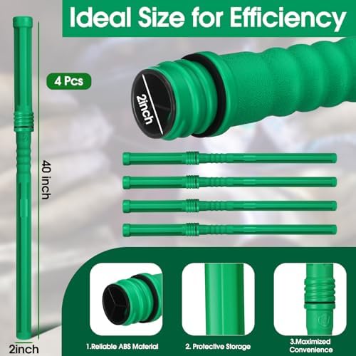 DoubleFill 5 Pcs Welding Rod Storage Set 4 Slot Tig Welding Filler Rod Holder with 4 Pcs 40 Inch Tungsten Electrode Storage Tubes Wall Mount Organizer Welder Tools Supplies