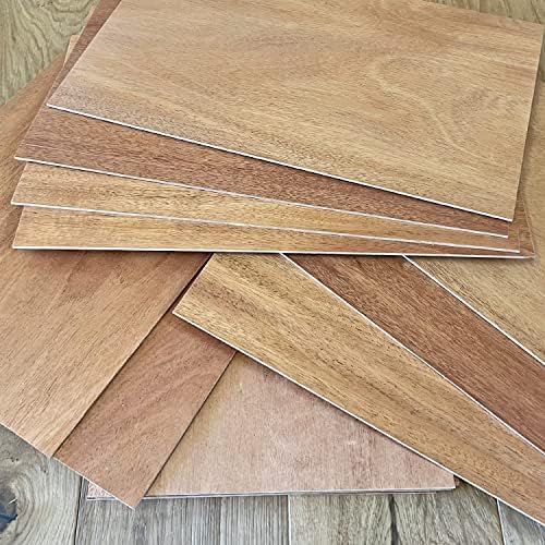 1/8" x 12" x 20" Pre Finished African Mahogany Plywood - Perfect for CNC & Laser Cutting - Cherokee Wood Products (20)