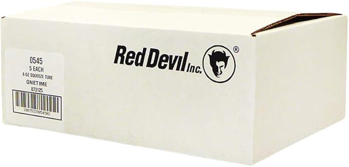 Red Devil 0545 ONETIME Lightweight Spackling, 6 Oz. Squeeze Tube, Made in USA