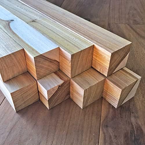 Canarywood Wood Turning Blanks 6pcs - 2" x 2" x 12"