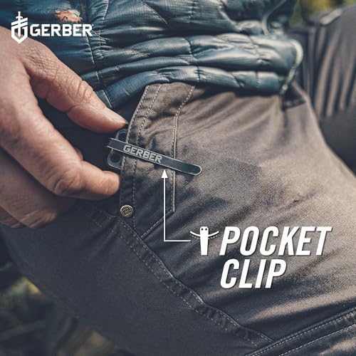 Gerber Gear Lockdown Pry 10-in-1 Multitool EDC Pocket Knife with Pry Bar for Survival, Hunting and Fishing, Gifts for Men
