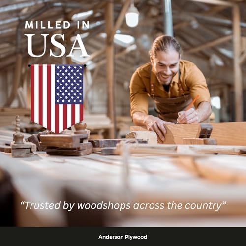 0.8mm 1/32" x 12" x 20" Aircraft Plywood Sheet (3pk) - AB/B Baltic Birch Material Perfect for Arts and Crafts, School Projects, Die-Cutting, and Wood Engraving