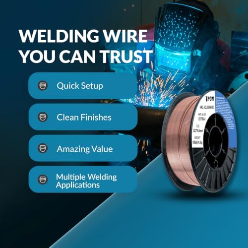 PGN ER70S-6 .023" (8 Pack) Solid MIG Welding Wire - 10lb Spool