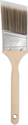 Mister Rui Paint Brush, 2.5 Inch Angled Paint Brush Professional Sash Brush for Trim, Cabinets, Door, Ergonomic Long Handle, Smooth Finish for Oil & Latex Paint