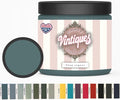 Vintiques Chalk & Mineral Paint, Deep Lagoon, 8oz - Matte Finish- Easy Application for DIY Projects - Furniture, Wood, Metal, Home Decor and More - includes color card