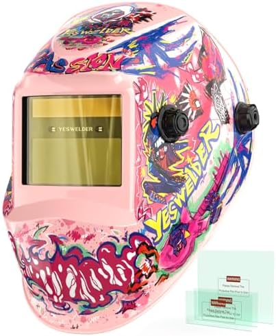 YESWELDER Auto Darkening Welding Helmet 1/1/1/1 True Color, LYG-L600A