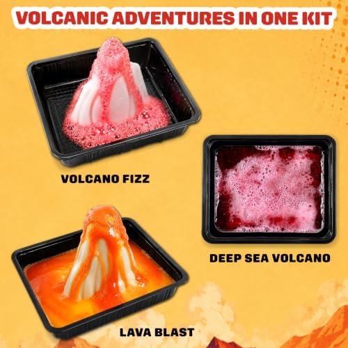Butterfly Edufields Volcano Science Kit | STEM Education | Erupting Volcano Science Kit for Kids | Easter Gifts for Kids | Learning & Education Toys | Fun Gift for Boys & Girls | Science Experiments
