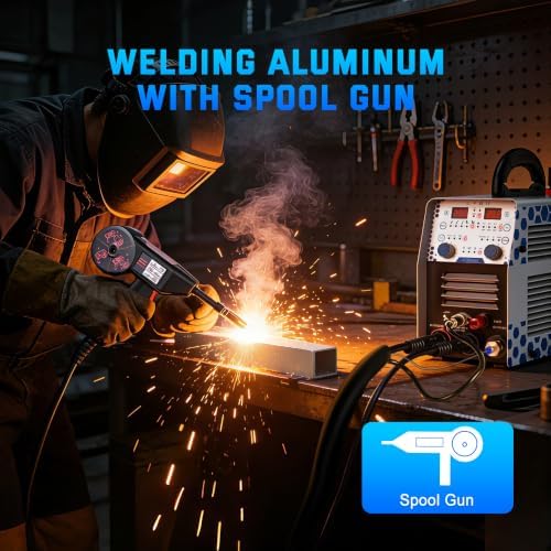 Reboot Aluminum Spool Gun Plasma Cutter Welder Machine Combo 200A