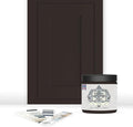 ALL-IN-ONE Paint by Heirloom Traditions, Truffle (Warm Dark Brown), 8oz Sample - Durable cabinet and furniture paint. Built in primer and top coat, no sanding needed. Includes our 30 featured color