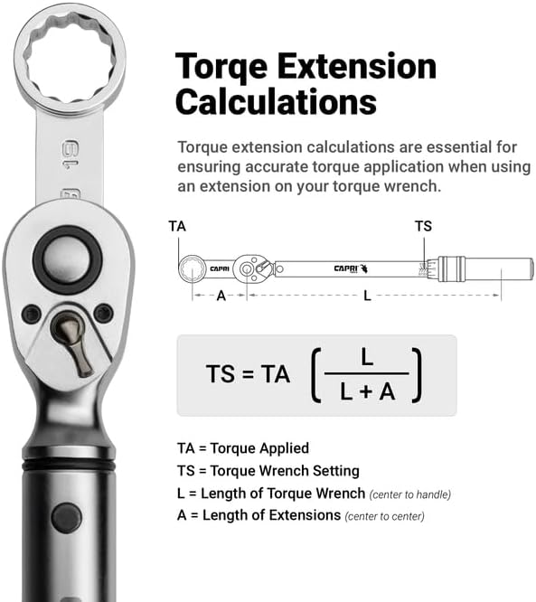 Capri Tools 1/2 in. Drive Torque Adapter Set, 12-Point Box End, 9/16 to 1 in., SAE, 8-Piece with Mechanic's Tray