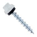 Fasteners Plus ST Fastening ZXL Type 17 Woodbinder Metal-to-Wood #12 X 1-1/2" Bright White Screws with EPDM Rubber Washer, 250-Count - Designed for Metal Roofing and Siding Panels