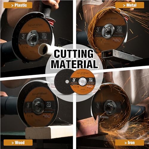 25 PCS 3 Inch Cut Off Wheels Metal and Stainless Steel Cutting Wheel for Angle Grinder 3"x1/16"x3/8"Cutting disc Die Grinder Cut Off Wheel Fits Angle Grinder Air Tool