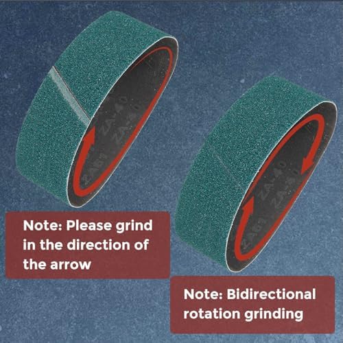 21 Pcs Sanding Belts, 3 x 21 Inch 40/60/80/120/150/240/400 Grit